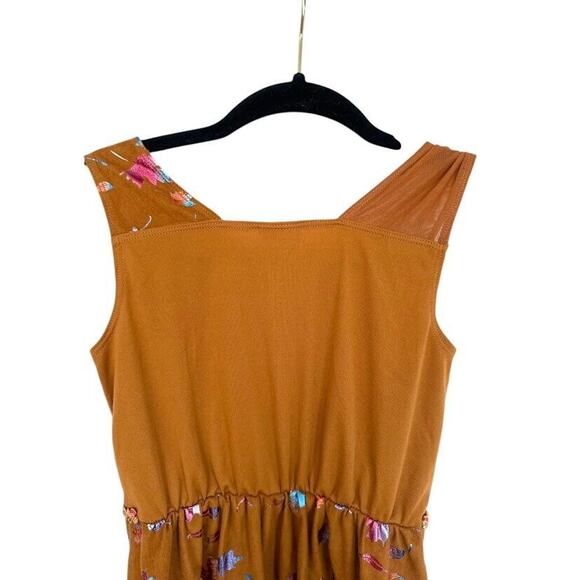 Disney Princess Pocahontas Costume Dress Up Girls Size 7/8 Halloween Play Brown - Picture 4 of 8